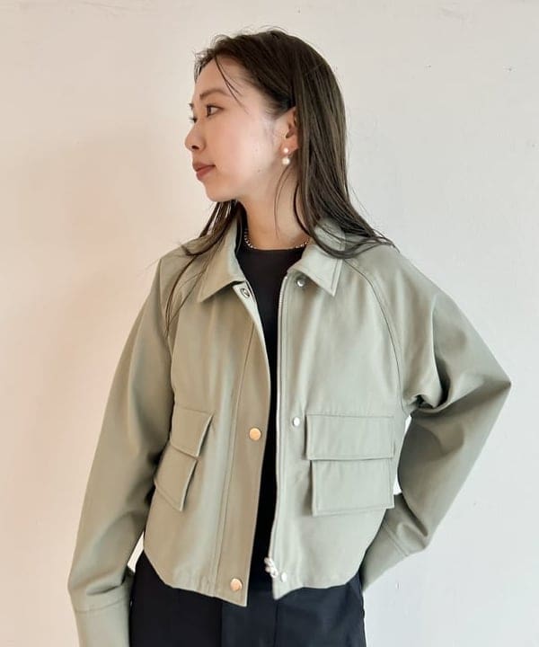 佐藤 美樹さんの「BEAMS WOMEN｜強撚ツイル ブルゾン」を使ったコーディネート