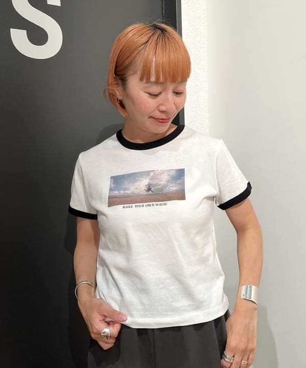 吉田 奈央さんの「BEAMS WOMEN｜レース クロップド シャツ」を使ったコーディネート