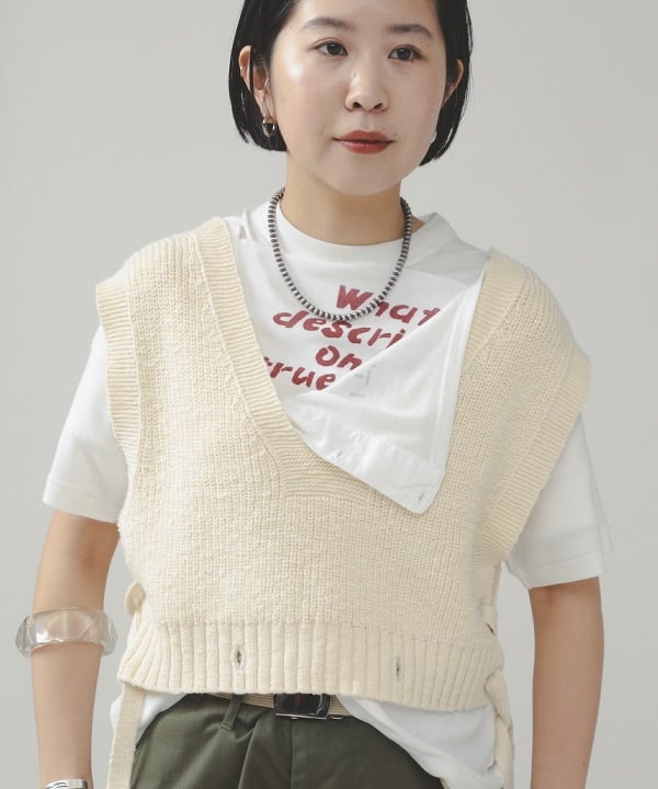 ミナミマリコさんの「BEAMS WOMEN｜BEAMS BOY / USA テープベルト NEW」を使ったコーディネート