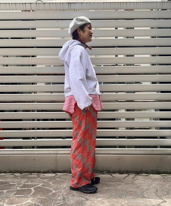 Kyooka Sayakaさんの「BEAMS WOMEN｜HAVERSACK / ハイゲージ 裏毛 フーデット パーカー」を使ったコーディネート