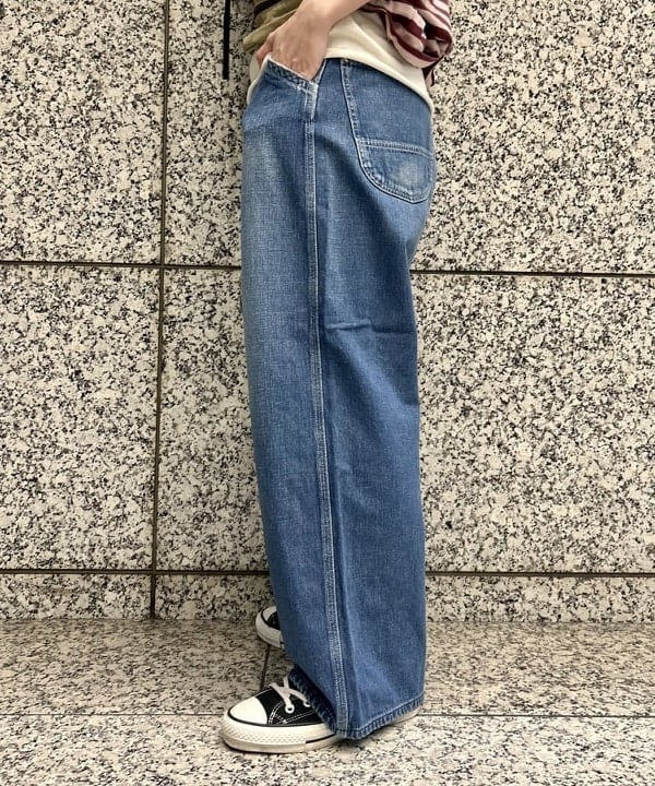 小原 もこさんの「BEAMS WOMEN｜【別注】Healthknit / 70s ヘンリーネック ショートスリーブ」を使ったコーディネート