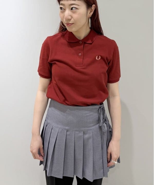 庭野 優紀さんの「BEAMS WOMEN｜プリーツ ダブル リボン ミニスカート」を使ったコーディネート