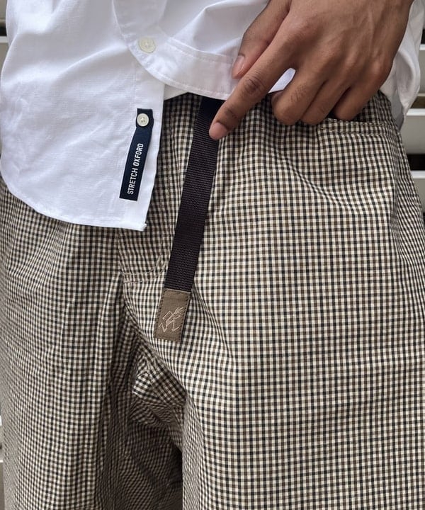 NADEL ナデールさんの「BEAMS WOMEN｜ストレッチ エンブレム ボタンダウンシャツ」を使ったコーディネート