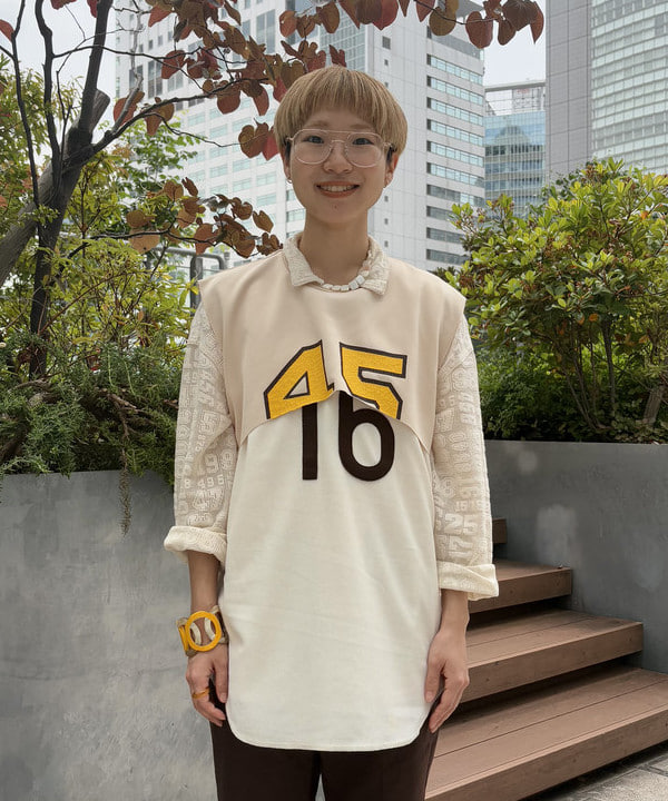 みりさんの「BAG'n'NOUN / SPORTS CHEERSAC」を使ったコーディネート