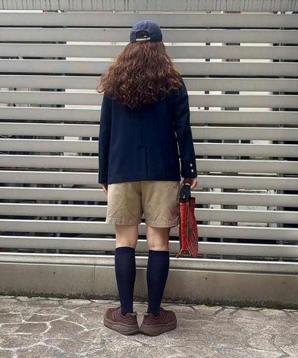 チナツさんの「BEAMS WOMEN｜BEAMS BOY / ポリエステル ウール 3ボタン ブレザー」を使ったコーディネート