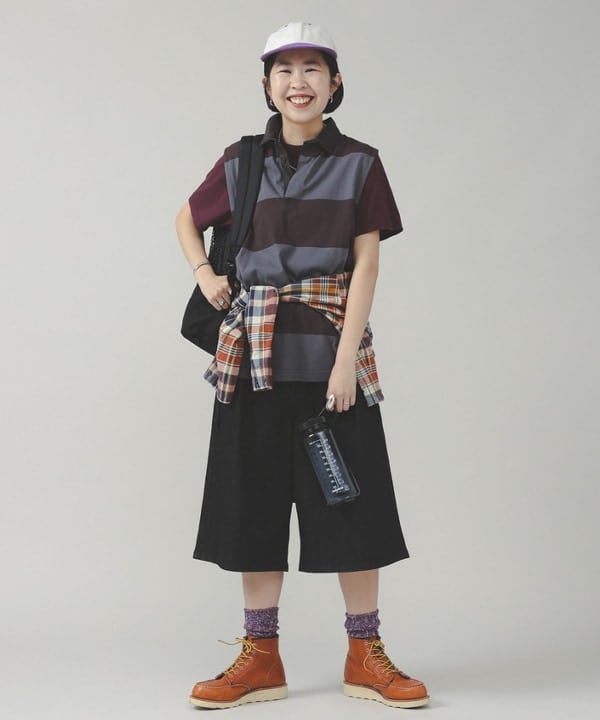 ミナミマリコさんの「BEAMS WOMEN｜スラブ ミックス ソックス」を使ったコーディネート