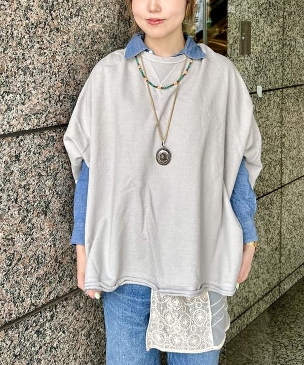 小原 もこさんの「BEAMS WOMEN｜【別注】BUZZ RICKSON'S / シャンブレー ロングスリーブ シャツ」を使ったコーディネート