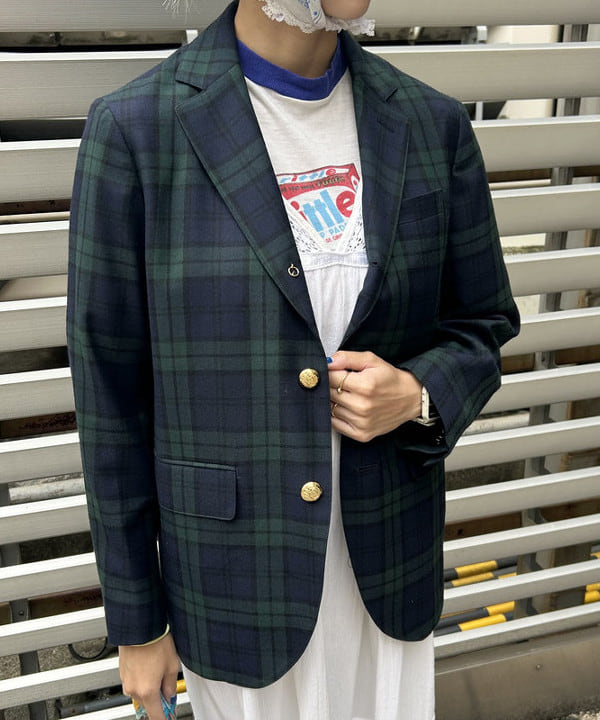 MATSUMOTO AMIさんの「BEAMS WOMEN｜BEAMS BOY / ポリエステル ウール 3ボタン ブレザー」を使ったコーディネート