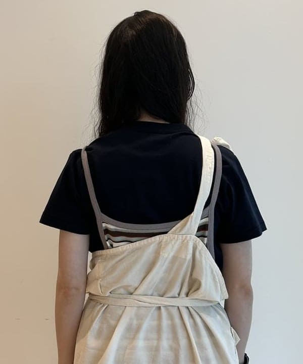 清水 彩乃さんの「BEAMS WOMEN｜ボーイ ベーシック Tシャツ」を使ったコーディネート
