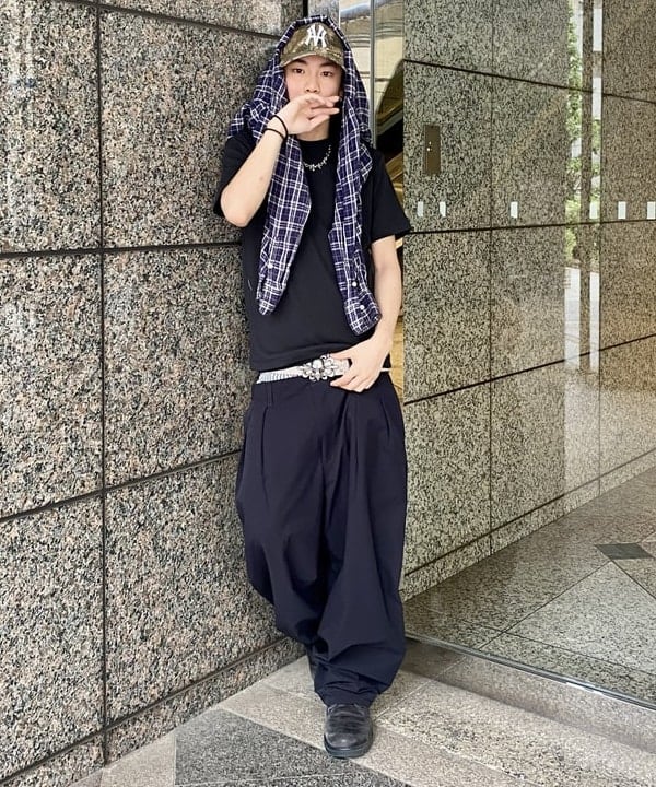 はるひむさんの「BEAMS WOMEN｜テレコ Tシャツ」を使ったコーディネート