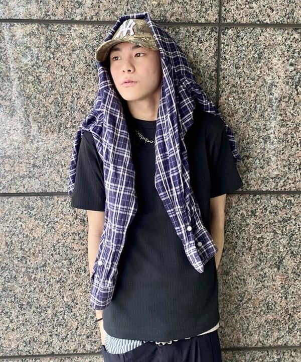 はるひむさんの「BEAMS WOMEN｜テレコ Tシャツ」を使ったコーディネート