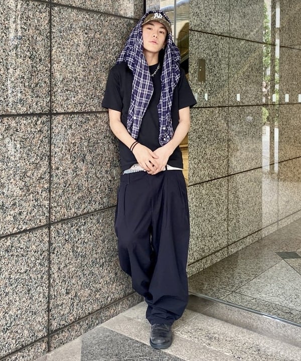 はるひむさんの「BEAMS WOMEN｜テレコ Tシャツ」を使ったコーディネート