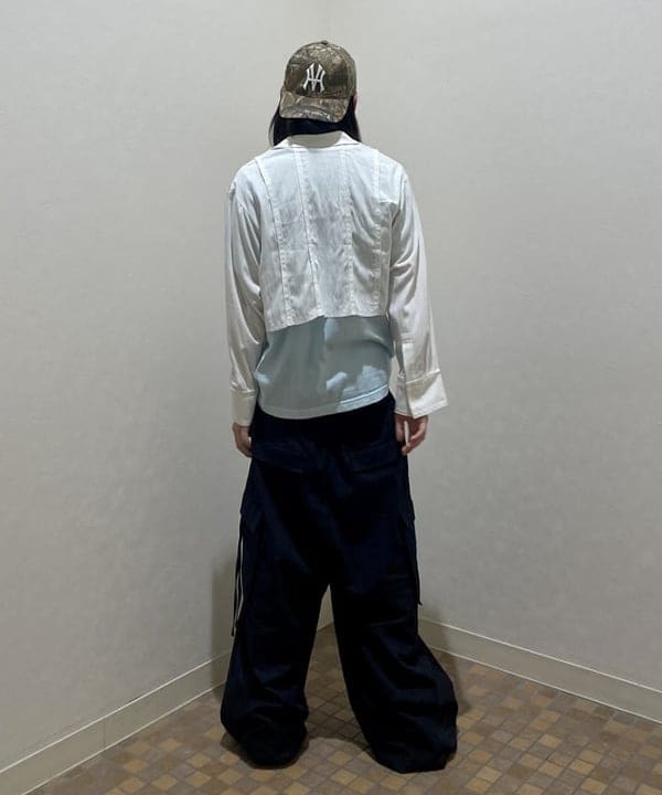 はるひむさんの「BEAMS WOMEN｜RBS / カットオフ クロップド シャツ」を使ったコーディネート