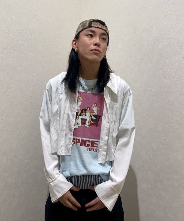 はるひむさんの「BEAMS WOMEN｜RBS / カットオフ クロップド シャツ」を使ったコーディネート