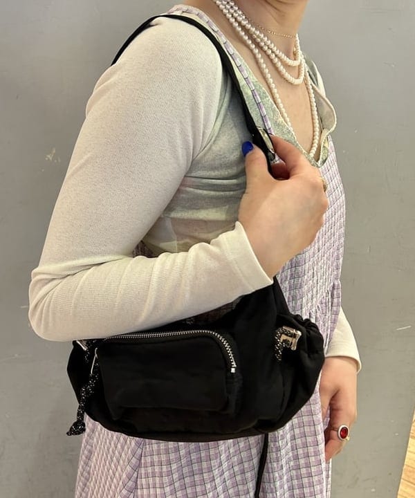 ナカノ アイさんの「BEAMS WOMEN｜ワッシャー チェック キャミワンピース」を使ったコーディネート