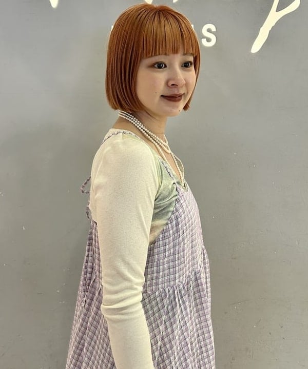 ナカノ アイさんの「BEAMS WOMEN｜ワッシャー チェック キャミワンピース」を使ったコーディネート