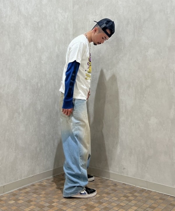 ムファサさんの「BEAMS WOMEN｜BEAMS / ワイドフィット デニムパンツ」を使ったコーディネート