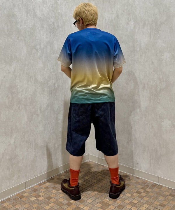 配島 孝明さんの「BEAMS WOMEN｜メッシュ パターンド Tシャツ」を使ったコーディネート