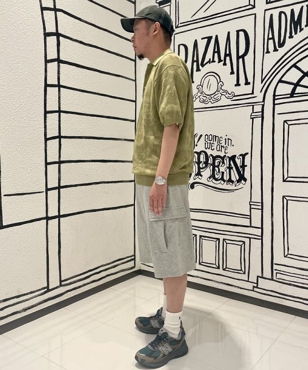 佐藤 優さんの「BEAMS WOMEN｜12ゲージ メッシュ ポロシャツ」を使ったコーディネート
