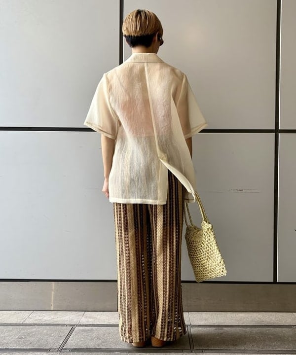 みりさんの「オーガンジー ハーフスリーブ ジャケット」を使ったコーディネート