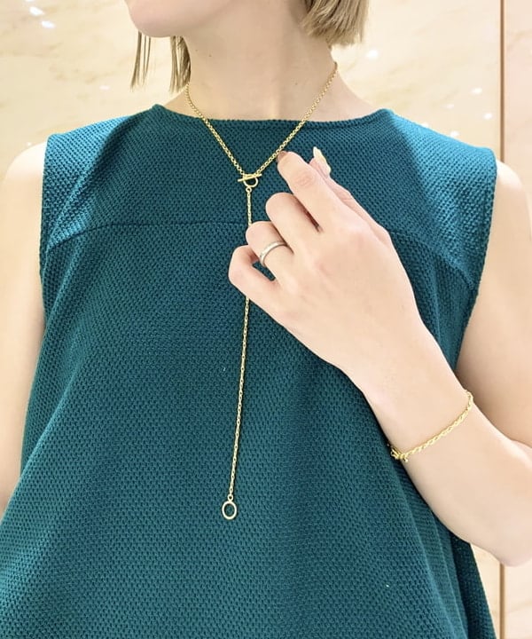 AONO SHIKAMAさんの「BEAMS WOMEN｜ラッセルメッシュ ノースリーブ プルオーバー」を使ったコーディネート