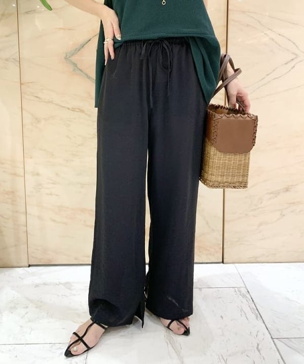 AONO SHIKAMAさんの「BEAMS WOMEN｜ラッセルメッシュ ノースリーブ プルオーバー」を使ったコーディネート