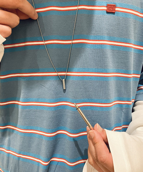 土田 達也さんの「BEAMS WOMEN｜PEARL / ペン ネックレス」を使ったコーディネート