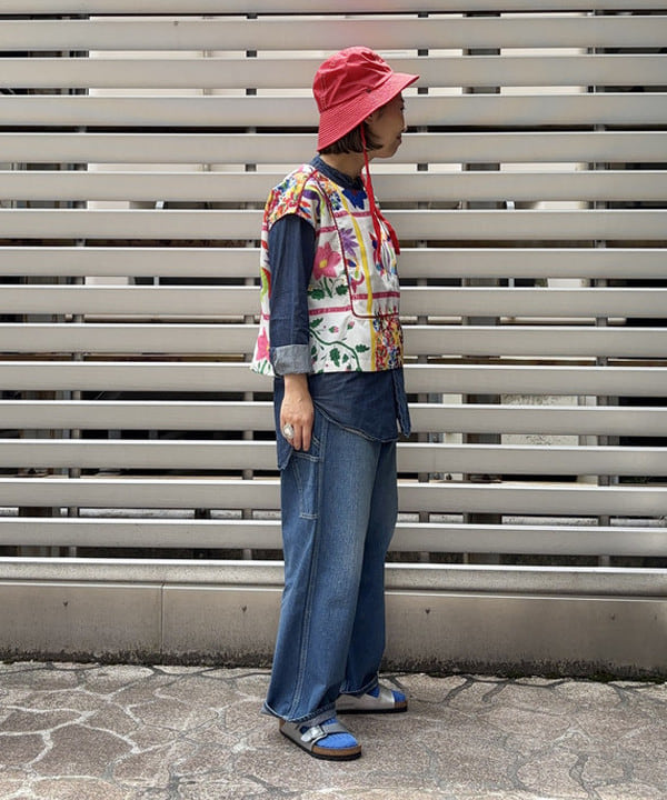 つぼさんの「BEAMS WOMEN｜【別注】DECHO / FISHING HAT」を使ったコーディネート