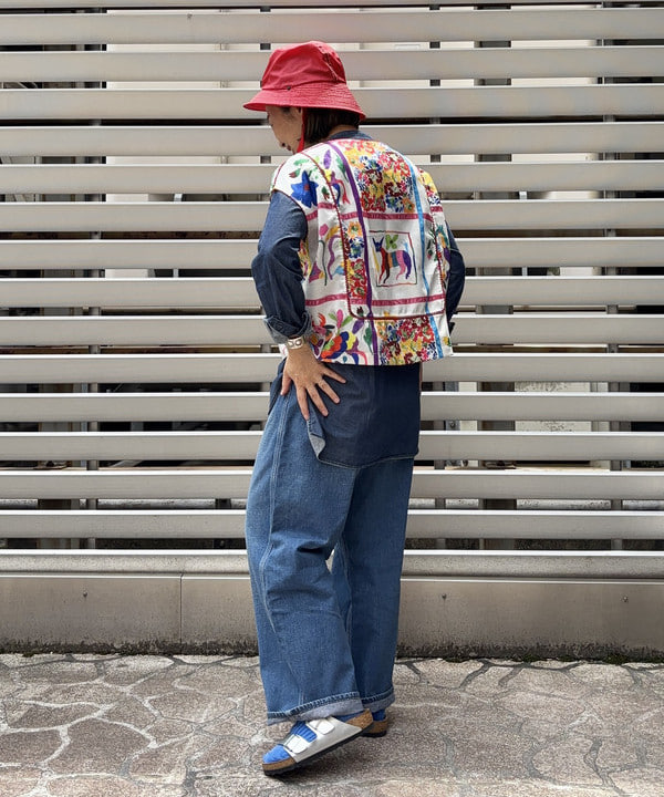 つぼさんの「BEAMS WOMEN｜【別注】DECHO / FISHING HAT」を使ったコーディネート
