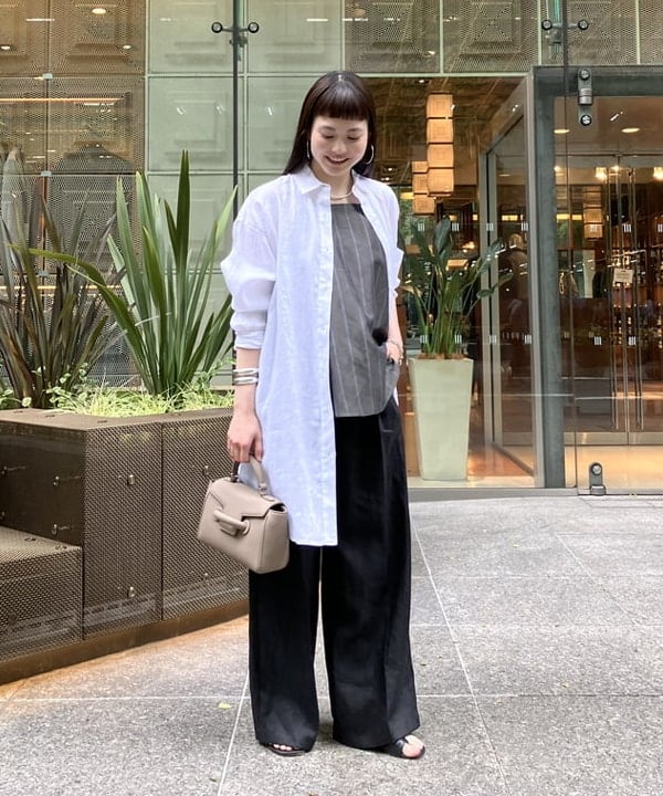 Ichika Hondaさんの「BEAMS WOMEN｜ビーチサイド シャツ .M」を使ったコーディネート