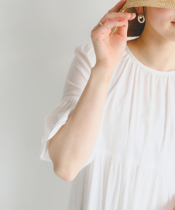 Ichika Hondaさんの「BEAMS WOMEN｜MARIHA / 春のすずらん ソリッド ワンピース」を使ったコーディネート