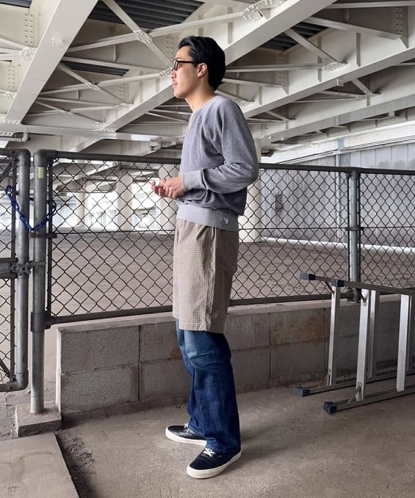 川崎 駿希さんの「BEAMS WOMEN｜【別注】Gramicci / チェック ショーツ」を使ったコーディネート