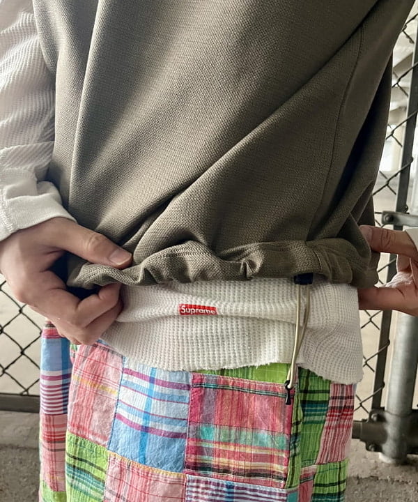 高遠 恒巳さんの「BEAMS WOMEN｜Easy Shorts Patchwork Madras」を使ったコーディネート