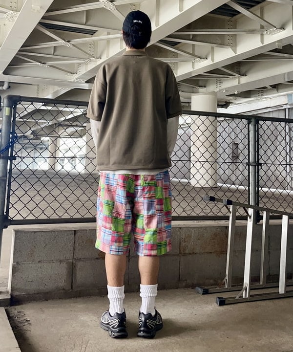 高遠 恒巳さんの「BEAMS WOMEN｜Easy Shorts Patchwork Madras」を使ったコーディネート