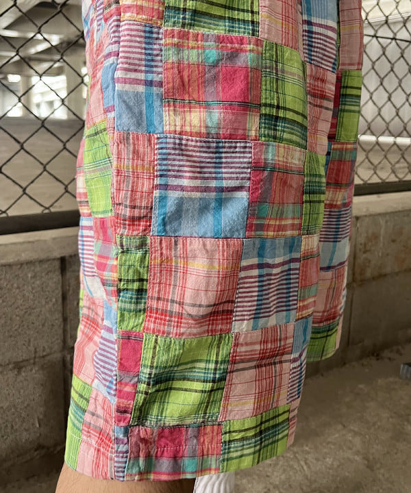 高遠 恒巳さんの「BEAMS WOMEN｜Easy Shorts Patchwork Madras」を使ったコーディネート