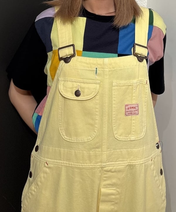 キムさんの「BEAMS WOMEN｜【別注】BIGMAC / オーバーダイ オーバーオール 25SS」を使ったコーディネート