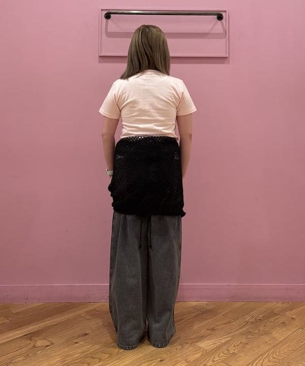ここあさんの「BEAMS WOMEN｜オーバーダイ デニム パンツ」を使ったコーディネート