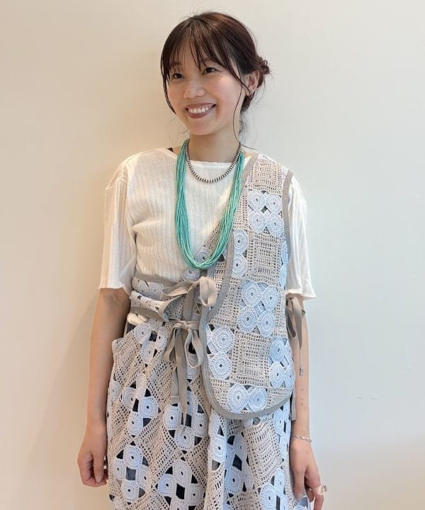 SHINAGAWAさんの「BEAMS WOMEN｜ジャガード リブ セーラー Tシャツ」を使ったコーディネート