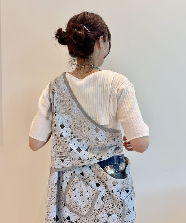 SHINAGAWAさんの「BEAMS WOMEN｜ジャガード リブ セーラー Tシャツ」を使ったコーディネート