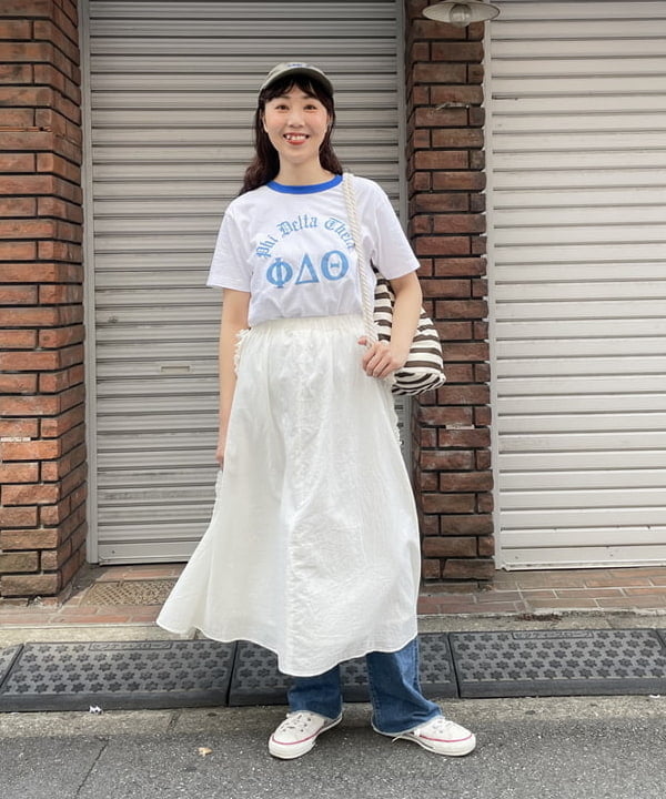 おのすさんの「BEAMS WOMEN｜マリン バッグ」を使ったコーディネート