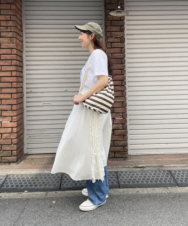 おのすさんの「BEAMS WOMEN｜マリン バッグ」を使ったコーディネート