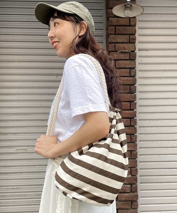 おのすさんの「BEAMS WOMEN｜マリン バッグ」を使ったコーディネート