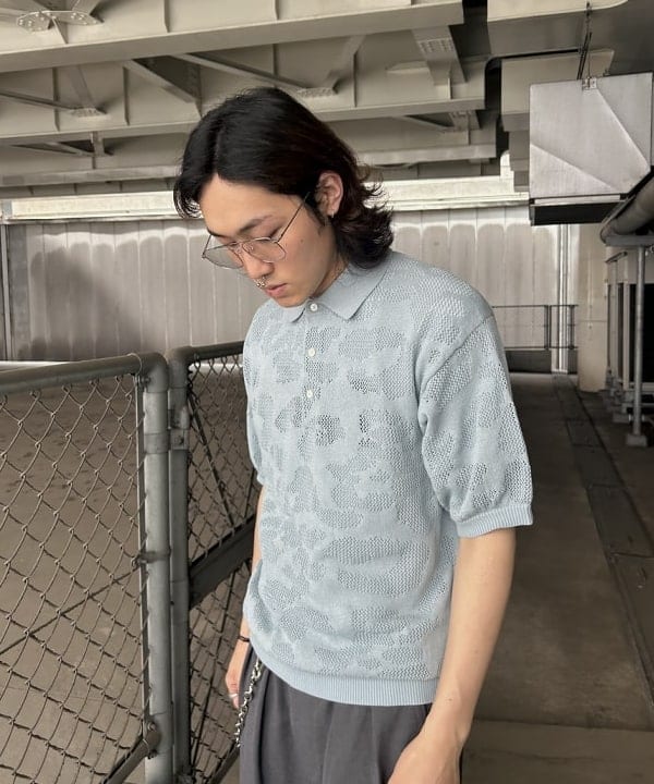 タマイユウトさんの「BEAMS WOMEN｜12ゲージ メッシュ ポロシャツ」を使ったコーディネート