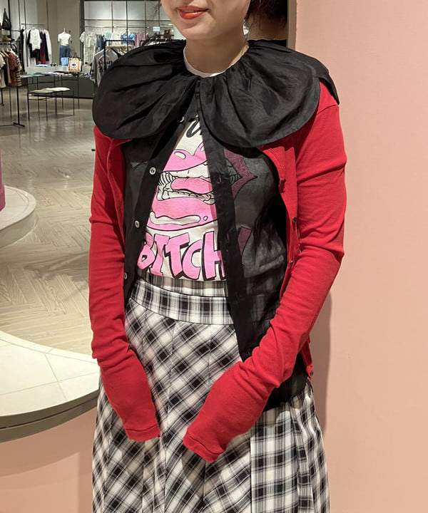 渡邊 舞さんの「BEAMS WOMEN｜チェック プリーツ スカート」を使ったコーディネート