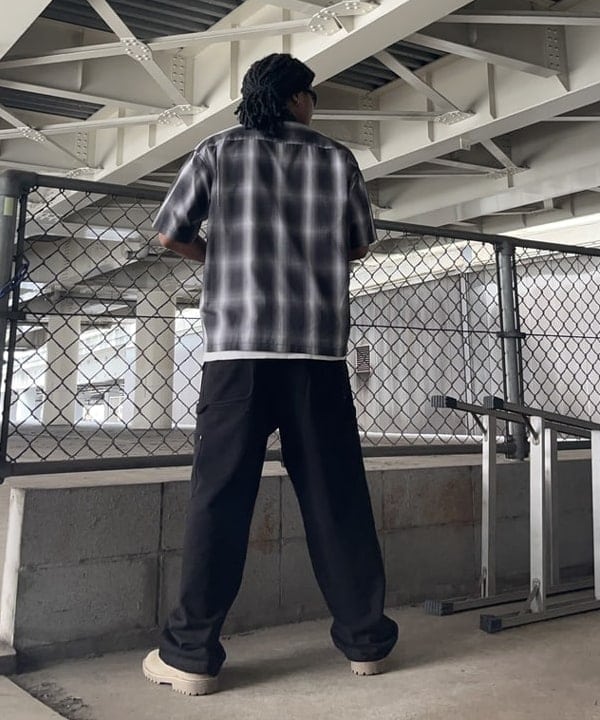 NADEL ナデールさんの「BEAMS WOMEN｜オンブレ チェック ルーズ シャツ」を使ったコーディネート