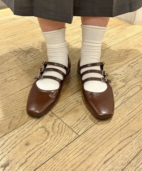 ヒナさんの「BEAMS WOMEN｜テレコ リブ クルーネック トップス」を使ったコーディネート