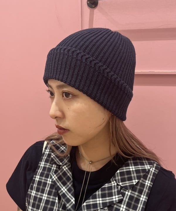 シオンさんの「BEAMS WOMEN｜コットン リネン ワッチキャップ」を使ったコーディネート
