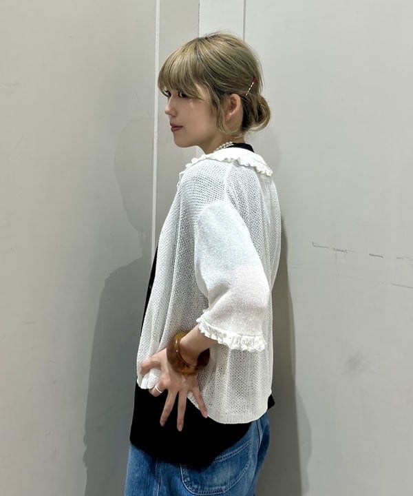 小原 もこさんの「BEAMS WOMEN｜BEAMS BOY / パールチョーカー セット」を使ったコーディネート