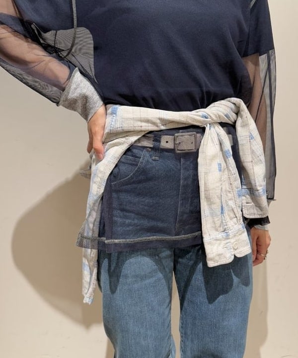 Kaoru Sakumaさんの「BEAMS WOMEN｜maturely / シャンブレー インサイドアウト ロングスリーブ」を使ったコーディネート