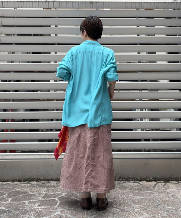 森川 夏衣さんの「BEAMS WOMEN｜STYLE EYES / BOWLING L/S SHIRTS」を使ったコーディネート